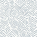 AB3083 - Sirih Navy Wallpaper-Antonina Vella Artifacts
