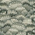 4147-27377 - Octavia Dark Green Marbled Ink Wallpaper-Haberdashery by A Street