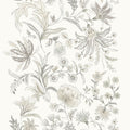 4147-27400 - Teonna Light Grey Floral Stripe Wallpaper-Haberdashery by A Street