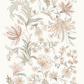 4147-27399 - Teonna Light Pink Floral Stripe Wallpaper-Haberdashery by A Street