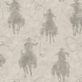 4142-72639 - Stockman Silhouette Grey Wallpaper-Chesapeake