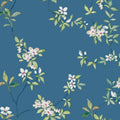 ZA8072 - April Blossom Cobalt Wallpaper-Tea Garden 2