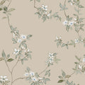 ZA8075 - April Blossom Taupe Wallpaper-Tea Garden 2