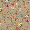 ZA8037 - Kimora's Garden Linen Wallpaper-Tea Garden 2