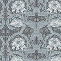 4171-82074 - African Marigold Dark Blue Floral Wallpaper-Hidden Treasures Vol 2