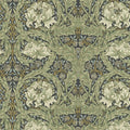 4171-82075 - African Marigold Sea Green Floral Wallpaper-Hidden Treasures Vol 2