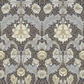 4171-82061 - Myrtle Blue Floral Ogee Wallpaper-Hidden Treasures Vol 2