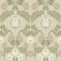 4171-82057 - Myrtle Mauve Floral Ogee Wallpaper-Hidden Treasures Vol 2