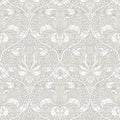 4171-82065 - Spring Thicket Dove Tulip Damask Wallpaper-Hidden Treasures Vol 2