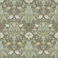 4171-82067 - Spring Thicket Green Tulip Damask Wallpaper-Hidden Treasures Vol 2