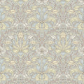 4171-82066 - Spring Thicket Light Blue Tulip Damask Wallpaper-Hidden Treasures Vol 2