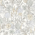 4148-27411 - Goldfinch Neutral Birds and Blooms Wallpaper-Printworks by Chesapeake
