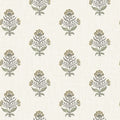 4148-27416 - Hollyhock Honey Floral Crest Wallpaper-Printworks by Chesapeake