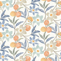 4148-27448 - Passiflora Blue Fruit and Floral Wallpaper-Printworks by Chesapeake
