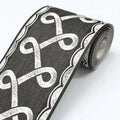 4148-14504 - Scalloped Ribbon Black Trim Wall Border-Printworks by Chesapeake
