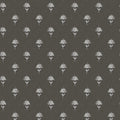 4148-27462 - Surdiva Black Floral Fan Wallpaper-Printworks by Chesapeake