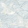 4172-27498 - Egret Sky Blue Tidal Dance Wallpaper-Sea Salt by A Street