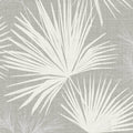 4172-27488 - Hatteras Grey Palms Wallpaper-Sea Salt by A Street