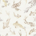 4172-27501 - Koi Metallic Fish Wallpaper-Sea Salt by A Street