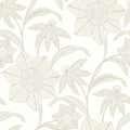 4172-27515 - Star Flower Beige Floral Trail Wallpaper-Sea Salt by A Street