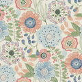 ZM2893 - Artistic Bouquet Multicolor Wallpaper-Artisan Studio