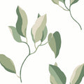 ZM2872 - Brushwork Branches Leaf & Green Wallpaper-Artisan Studio