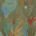 ZM2847M - Chambord Gardens Leaf & Olive Wall Mural-Artisan Studio