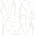ZM2833 - Joyful Dancers Pearl Wallpaper-Artisan Studio
