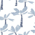 ZM2837 - Painted Oasis Ultramarine Wallpaper-Artisan Studio