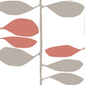 ZM2802 - Sculpted Vines Vermillion & Graphite Wallpaper-Artisan Studio