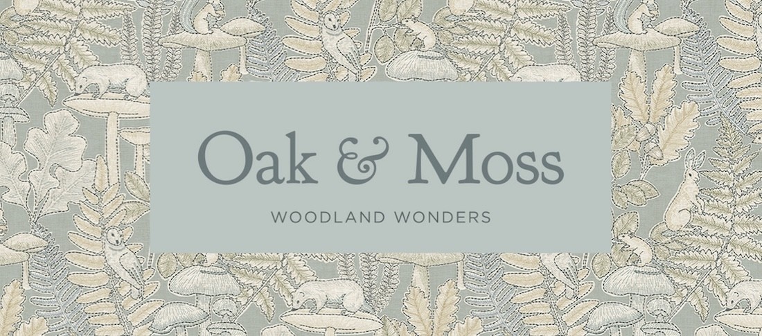 Oak and Moss Wallpaper Collection by Chesapeake Wallcoverings