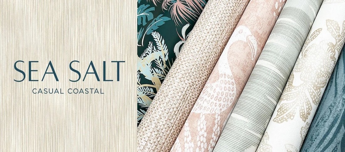 Sea Salt Wallpaper Collection by A Street Prints